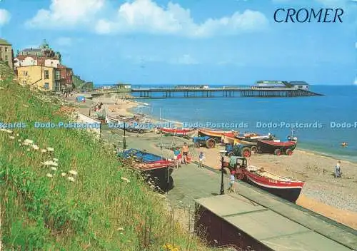 D288278 Cromer. East Beach und Pier. J. Salmon. Sevenoaks. Kent