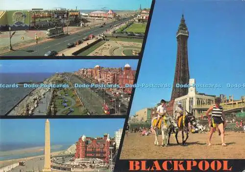 D288279 Blackpool. John Hinde. David Noble. Multi View