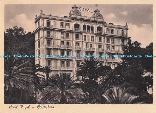 D288374 Hotel Royal. Bordighera. Cartoleria Moderna