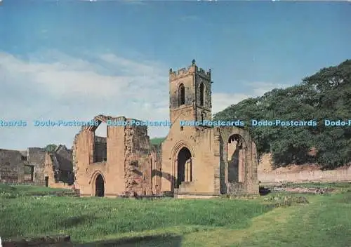 D288379 Yorkshire. Mount Grace Priory. Kirche aus Südwesten. Ministry of Publi