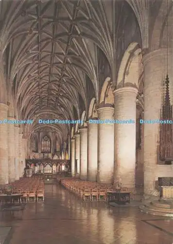 D288383 Tewkesbury Abbey. Das Kirchenschiff. Topische Presse. London. Pitkin Pictorials Pos
