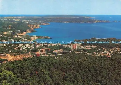 D288425 Mallorca. Paguera. Vista General. Farbe C.Y.P. Postales