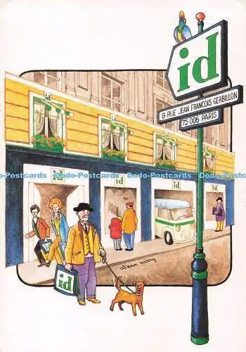 D288429 ID 9 Rue Jean Francois Gerbillon. Paris. Bild. De Alkan Aubry