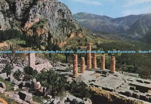 D288438 Delphi. Blick auf den Apollontempel. E. Tzaferis. Hannibal. Hellas