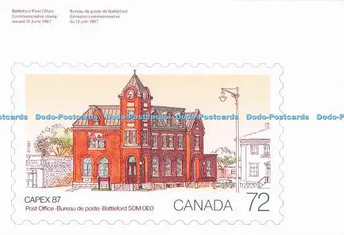 D288446 Kanada. Post Office Bureau de Poste Battleford