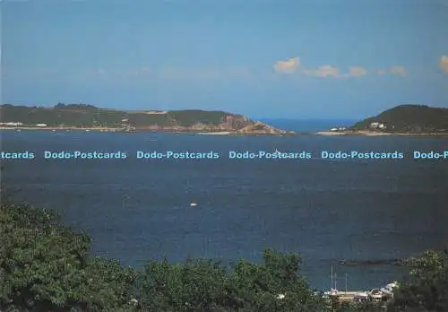 D288462 Blick vom christlichen Zentrum Les Cotils. St. Peter Port. Guernsey. GP Prin