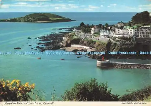 D288643 Cornwall. Hannafore Point und Looe Island. John Hinde. London. H. Gossle
