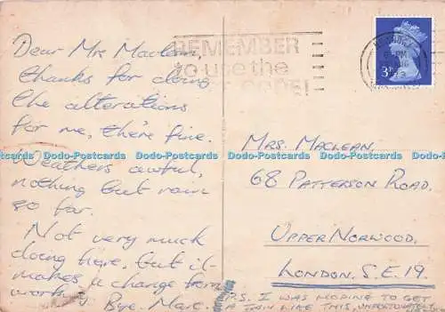 D288659 Affe. Krüger. Postkarte