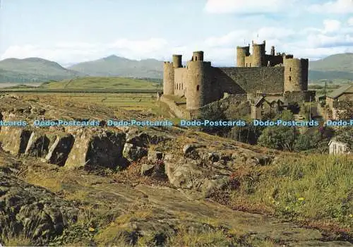 D288913 Gwynedd. Schloss Harlech. J. Arthur Dixon. V. K. Guy