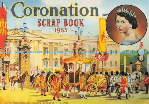 D288974 Krönung Sammelalbum. Die Krönung von Queen Elizabeth II. Postkarte. R