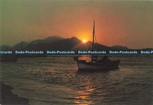 D290779 Griechenland. Sonnenuntergang am Meer. Ben