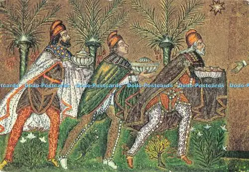 D290790 Ravenna. Neue S. Apollinaris. Die drei Magier. F. lli Leonardi. P. Marzari