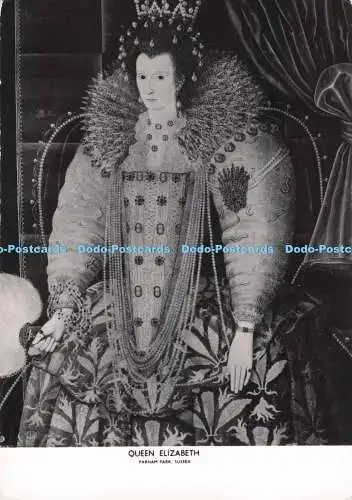 D289111 Sussex. Parham Park. Queen Elizabeth. RP