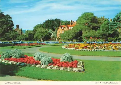 D289144 Minehead. Gärten. John Hinde. D. Edel