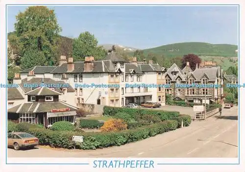 D289153 Strathpeffer. Hotel mit Ben Wyvis in der Ferne. J. Arthur Dixon