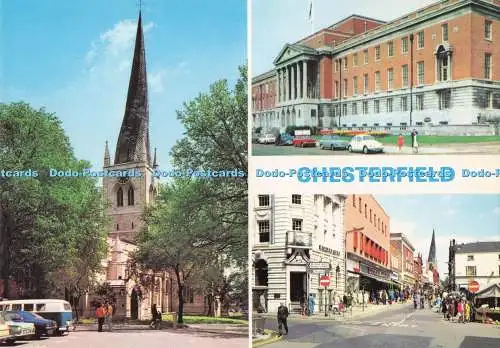 D289242 Chesterfield. Rathaus. High Street. E. T. W. Dennis. Scarborough. Mult