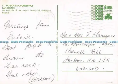 D290956 St. Patricks Day Greetings. Querformat