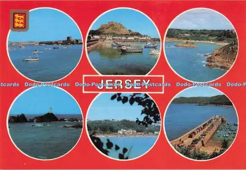 Trikot D289262. St. Aubin Bay. Schloss Mont Orgueil. Eine GP-Publikation. Fisa. Mult