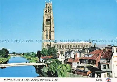 D289330 Boston. River Witham und St. Botolph Church. E. T. W. Dennis. Scarboroug