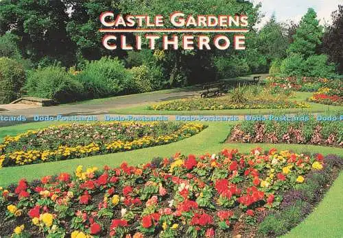D289333 Clitheroe. Schlossgarten. E. T. W. Dennis. Scarborough. Alan Curtis