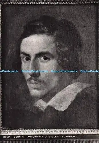 D289335 Roma. Bernini. Autoritratto. Galleria Borghese. E. Richter. RP