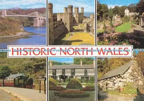 D291062 Historisches Nordwales. Llangollen. J. Salmon. Sevenoaks. Kent. Multi View