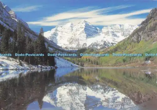 D289364 Blick auf See und Berg. Postkarte