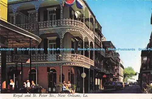 D289373 La. New Orleans. Royal und St. Peter Sts. Express. Plastichrome von Colou