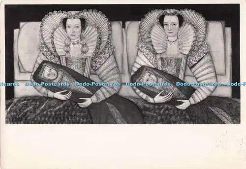 D291110 Tate Gallery. The Cholmondeley Sisters. Britische Schule. Photowork