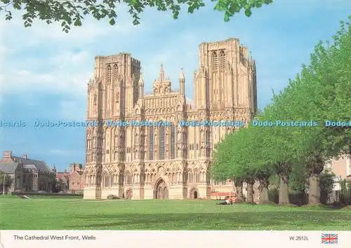D289397 Wells. Die Kathedrale Westfront. E. T. W. Dennis. P. J. Sharpe