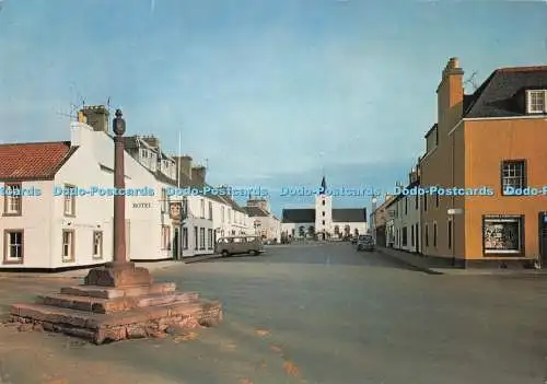 D291116 Gifford. East Lothian. Hauptstraße vom Mercat Cross. J. Arthur Dixon