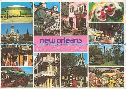 D289403 New Orleans. Karneval. Express. Plastichrom. 1991. Multi View