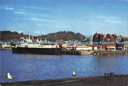 D291121 Oban. Argyll. Die Autofähre am MacBrayne Pier. J. Arthur Dixon. Invernes