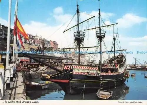 D289418 Brixham. Devon. The Golden Hind. John Hinde. D. Edel