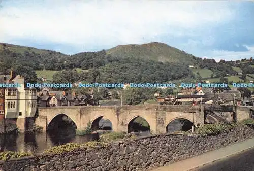 D291134 Denbighshire. Llangollen Bridge. J. Arthur Dixon. Newport. I.W. England