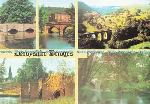D289447 Derbyshire Bridges. Chatsworth. River Derwent. Bakewell für Bücher. Multi