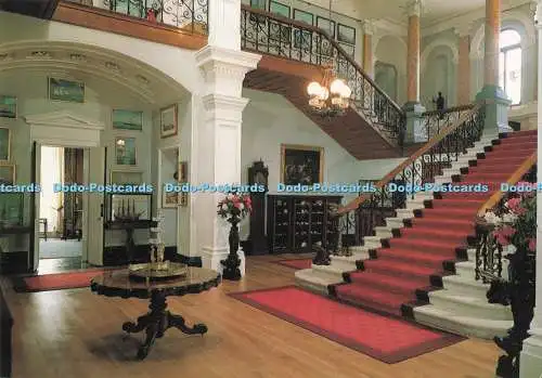 D289455 Devon. Arlington Court. Die Treppenhalle. Larkfield Printing. Nikolaus