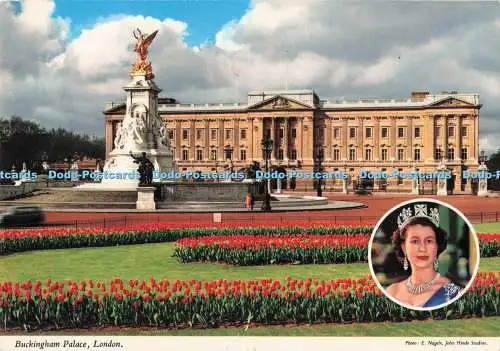 D289461 London. Buckingham Palace. John Hinde. E. Nagele. PM. Hemel Hempstead. 1