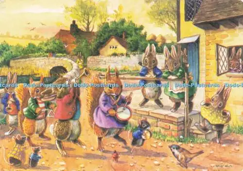 D291175 The Village Band. Racey hilft. The Medici Society. London