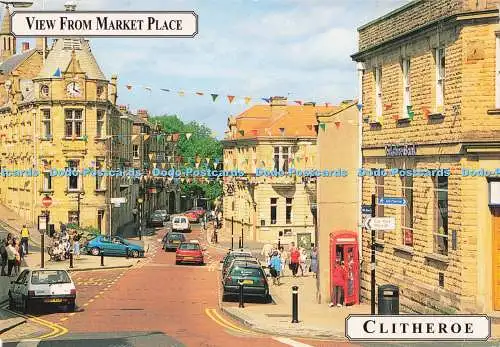 D289500 Clitheroe. Blick vom Marktplatz. E. T. W. Dennis. Scarborough. Alan Cu