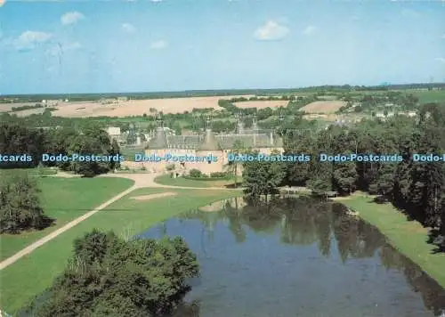 D289509 Le Chateau De Saint Fargeau. Yonne. Vue Aerienne. Les Editions Nivernais