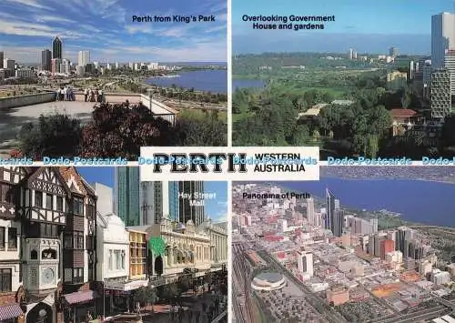 D291231 Perth. Western Australia. Hay Street Mall. Nucolorvue Productions. Multi