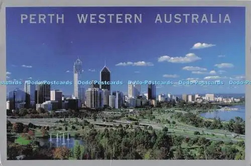 D291234 Perth. Western Australia. Kings Park bietet eine herrliche Aussicht. Art Mail Pre
