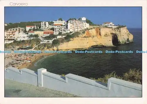 D291265 Carvoeiro. Teilweise Ansicht der Stadt und des Strandes. Sofoto. F. Moura
