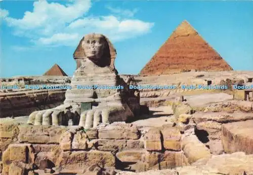 D291328 Die Große Sphinx von Gizeh und Pyramiden. Lehnert und Landrock. K. Lambelet