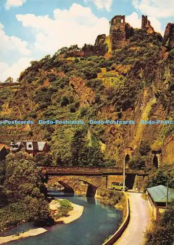 D291388 Altenahr an der Ahr Blick Zur Burgruine Are. Offset Farbdruck. Horst Zie