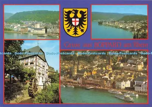 D291391 Gruss aus Boppard am Rhein. Rahmel. Multi View