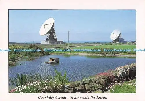 D291397 Goonhilly Antennen. Im Einklang mit der Erde. J. Salmon. Sevenoaks. England
