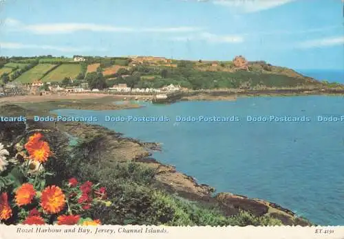 D293589 Kanalinseln. Jersey. Hafen und Bucht von Rozel. Valentine