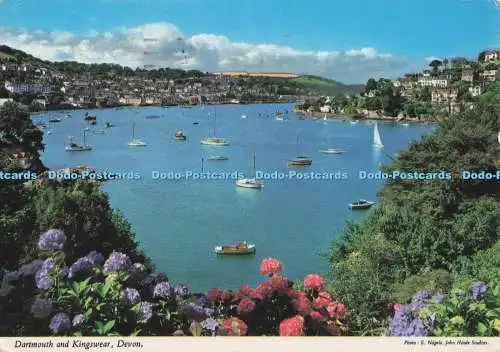 D296491 Devon. Dartmouth und Kingswear. John Hinde. E. Nagele. 1983